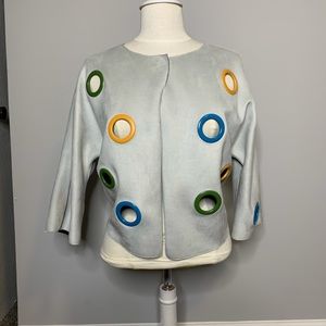 Fun blazer art teacher vibes